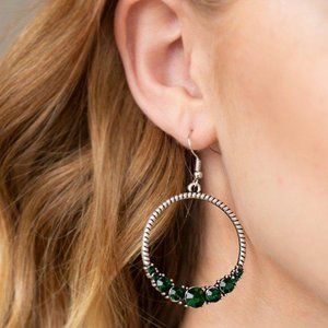 Self-Made Millionaire - Green Earrings